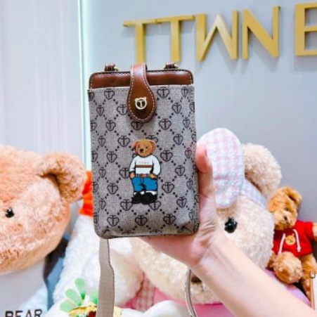 TTWN BEAR ORIGINAL TT2349 SLING BAG WANITA - TTWNBEAR - TAS PHONE BAG HANDPHONE