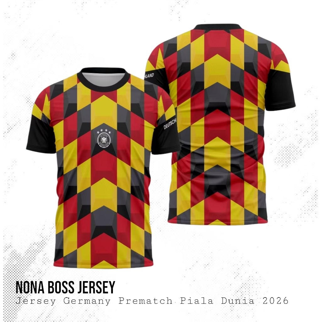 JERSEY BOLA JERMAN PREMATCH 2026 | BAHAN ADEM NYAMAN | S-XXL