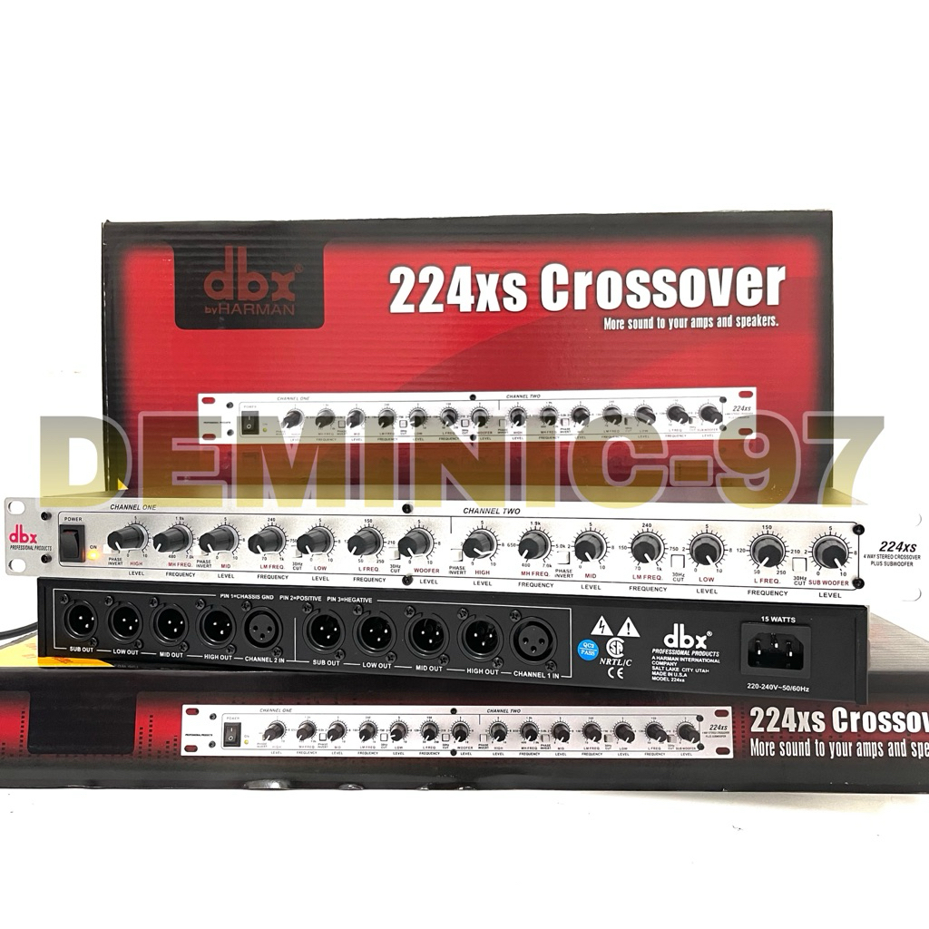 Crossover DBX 224XS + Sub 4 way dbx224xs crossover 224 Xs Bagus Murah Bestseller ( Bisa COD )