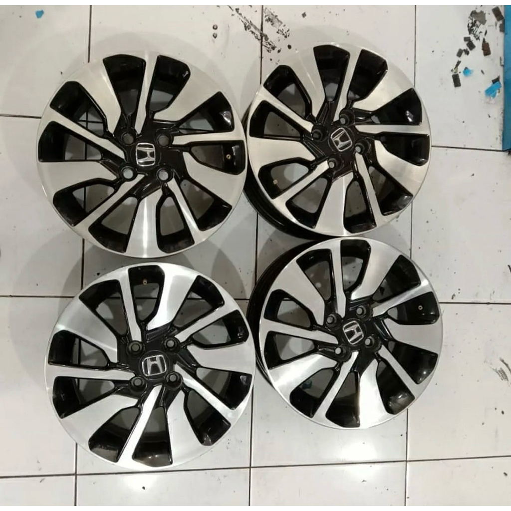 Velg 15 Brio RS Original Asli Honda By Enkei 90% Mulus harga bijian