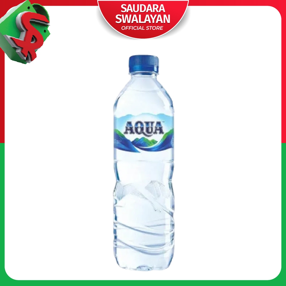 Aqua Air Mineral Botol 600 ml - Aqua Botol Air Mineral Praktis Berkualitas