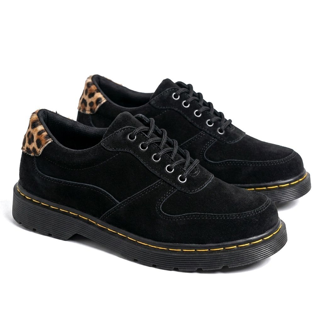 NYKRMN Formal Oxford Sepatu Formal Oxford Suede Pria Boat Shoes Kerja Hitam Ukuran 39-43 Formal Oxfo