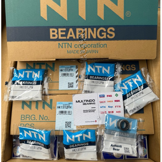 NEEDLE BEARING HK 1312 HK1312 13×19×12 NTN JAPAN ORIGINAL 100%