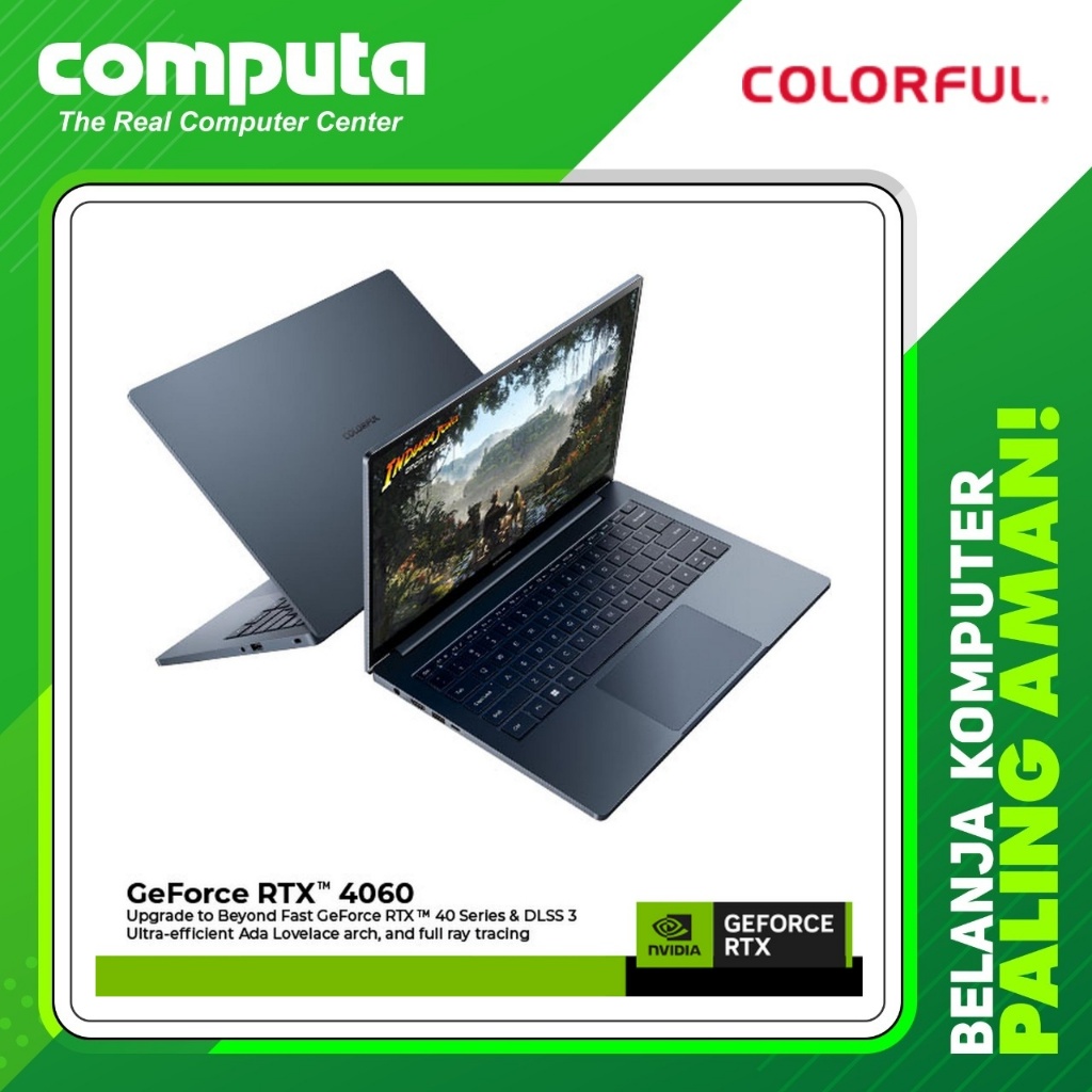 COLORFUL EPOCH N14 AI PC i7-13620H RTX4060 512GB SSD 16GB 14QHD W11