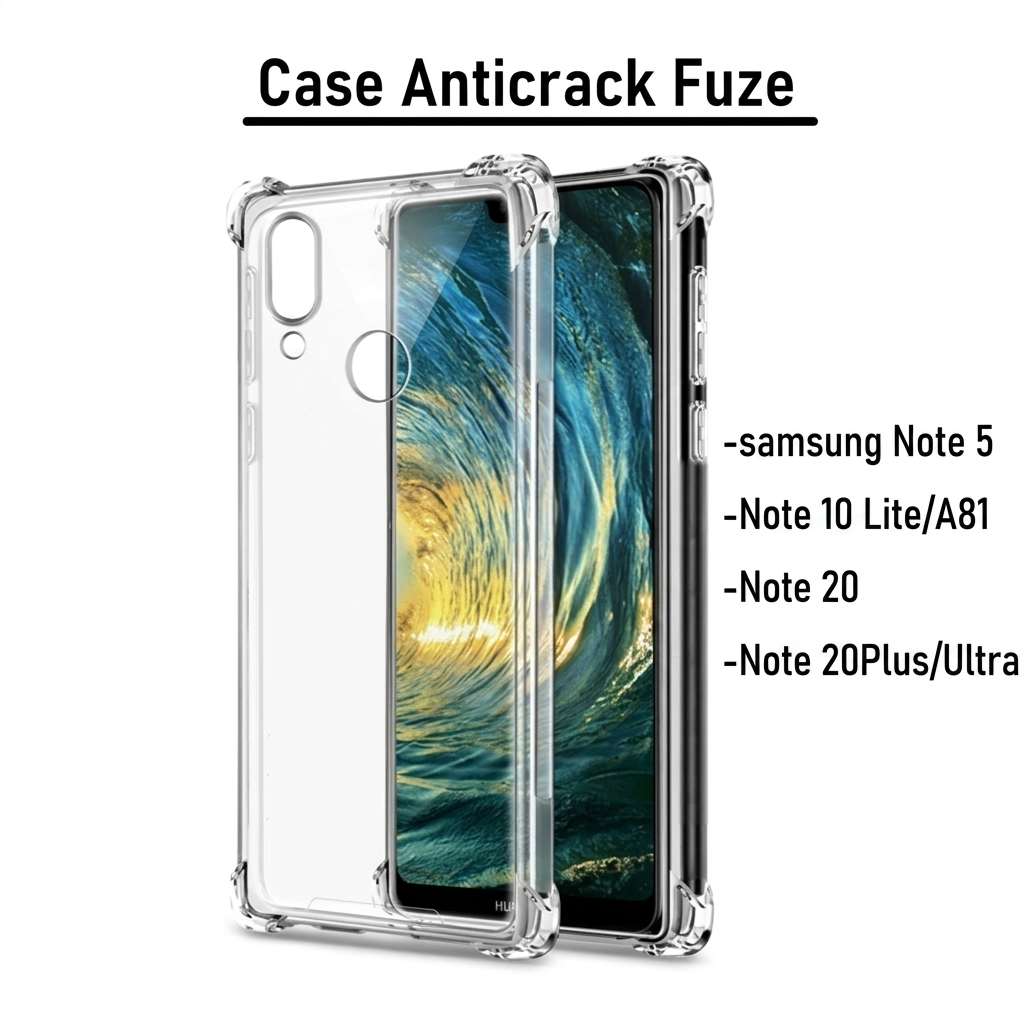 Case Samsung Note 5 10 Lite Note 20 Plus Ultra Anticrack Fuze Mika /Casing Samsung 20 Plus Ultra