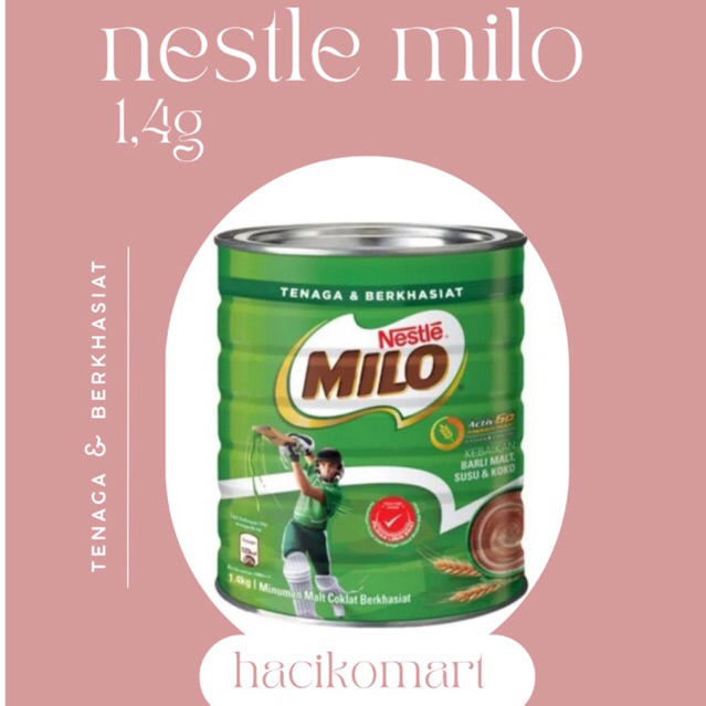 nestle milo kaleng malaysia 1,4 kg