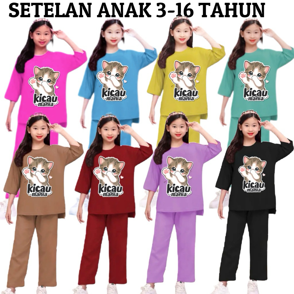 SETELAN ANAK KICAU MANIA / BAJU KICAU MANIA / SETELAN ANAK KICAU MANIA VIRAL