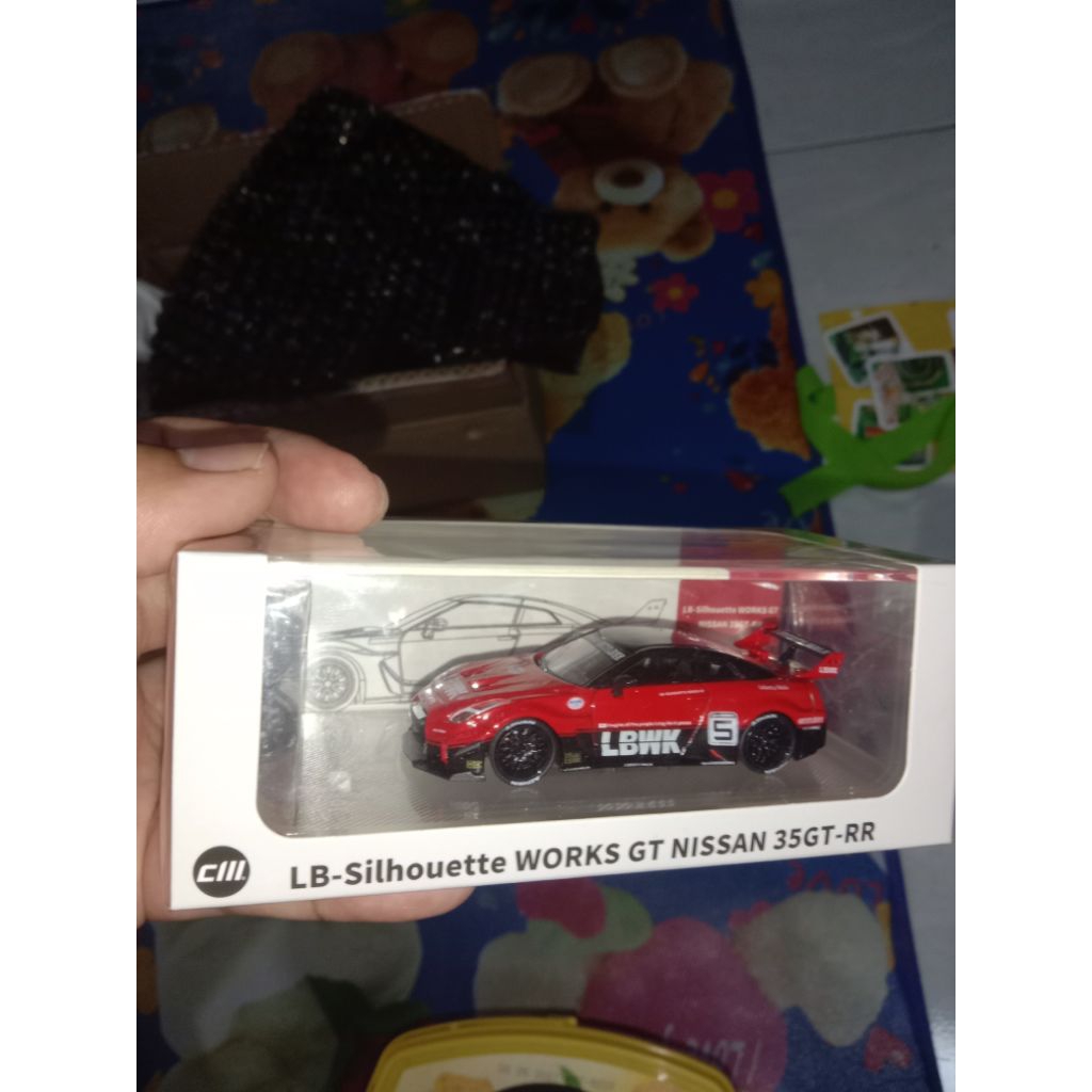 CM MODEL NISSAN GTR R35 RED BLACK