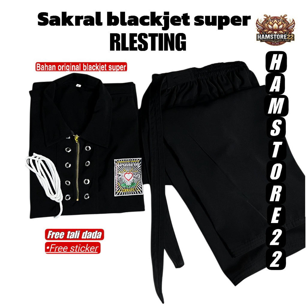 SAKRAL JET BLACK SUPER RLESTING khusus warga psht
