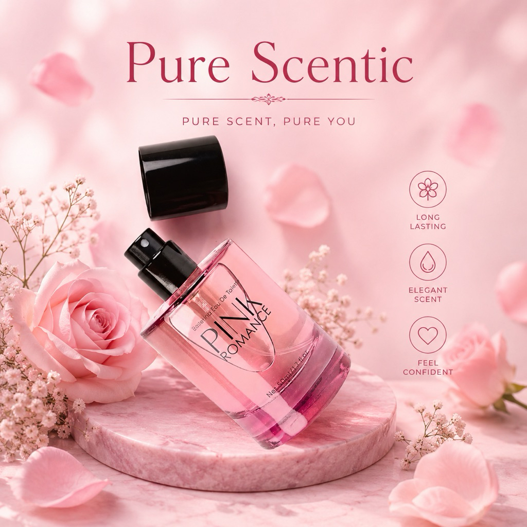 Scentpro Miniso Parfum Pink Romance Parfum Wanita by fragfrantspirits.co