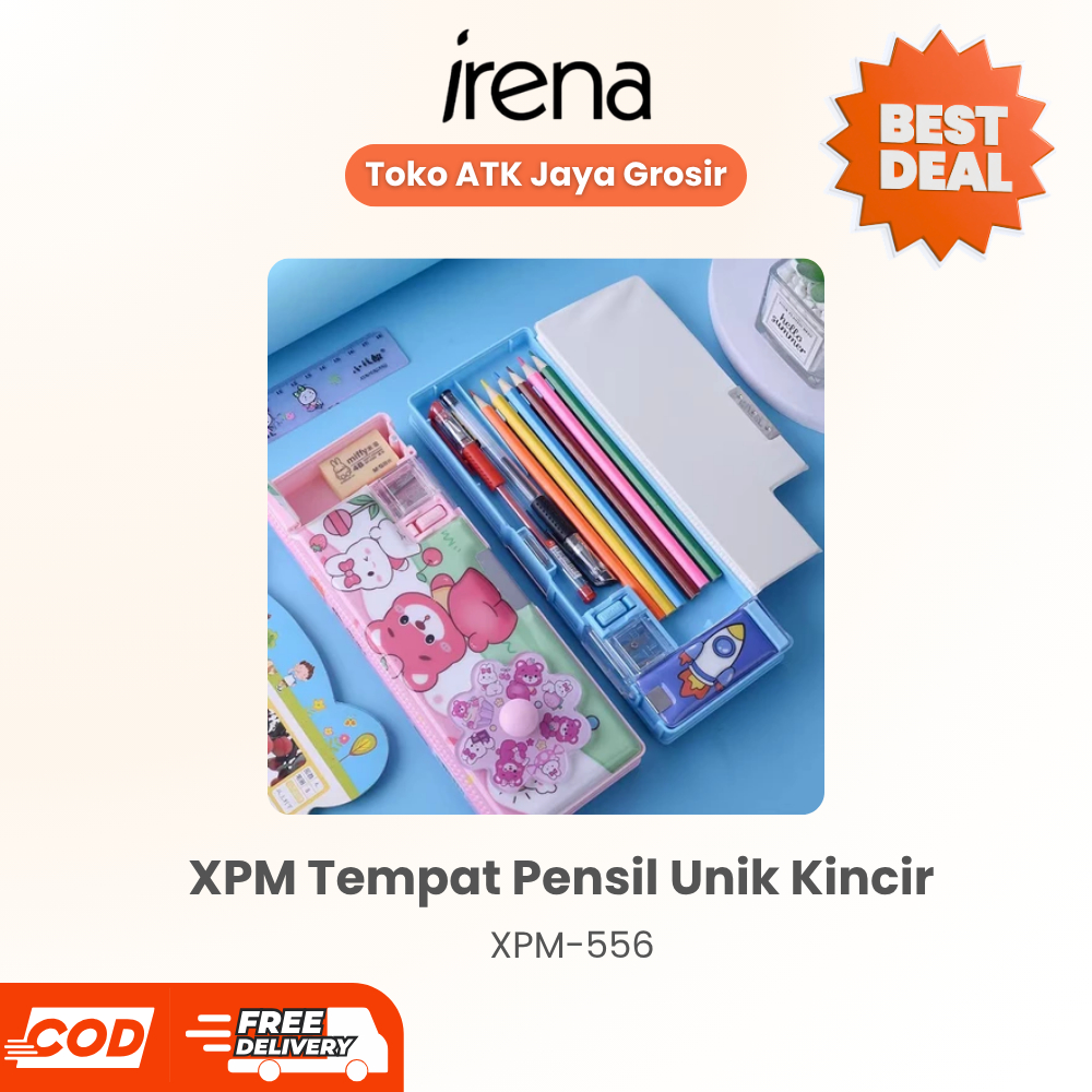 XPM Pencil Case Spinner XPM-556 Tempat Pensil Unik Kincir