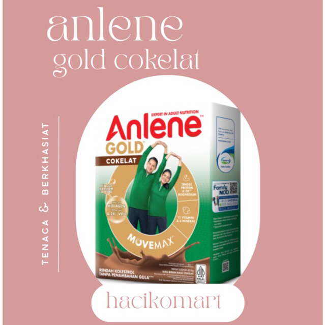 anlene gold coklat 825 g