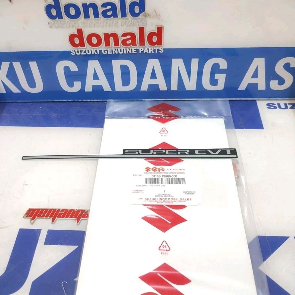 Sticker List Stripping Tutup Cover Box Filter Saringan Udara Suzuki Skywave Hayate 125 Barang Baru O