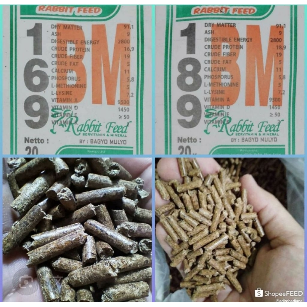 BM169 PELET KELINCI LENGKAP PAKAN HEWAN#