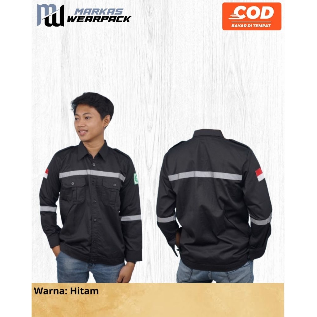 Wearpack Safety Seragam Kerja Seragam Atasan Seragam Tabang Seragam Bengkel Seragam Las