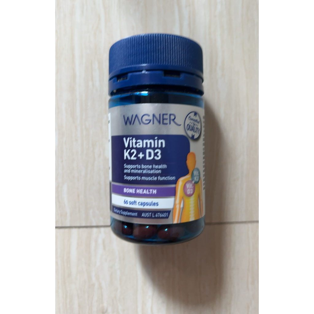 Vitamin Wagner K3 + D2 Isi 60 kapsul Ori Australia (Utuh Segel)