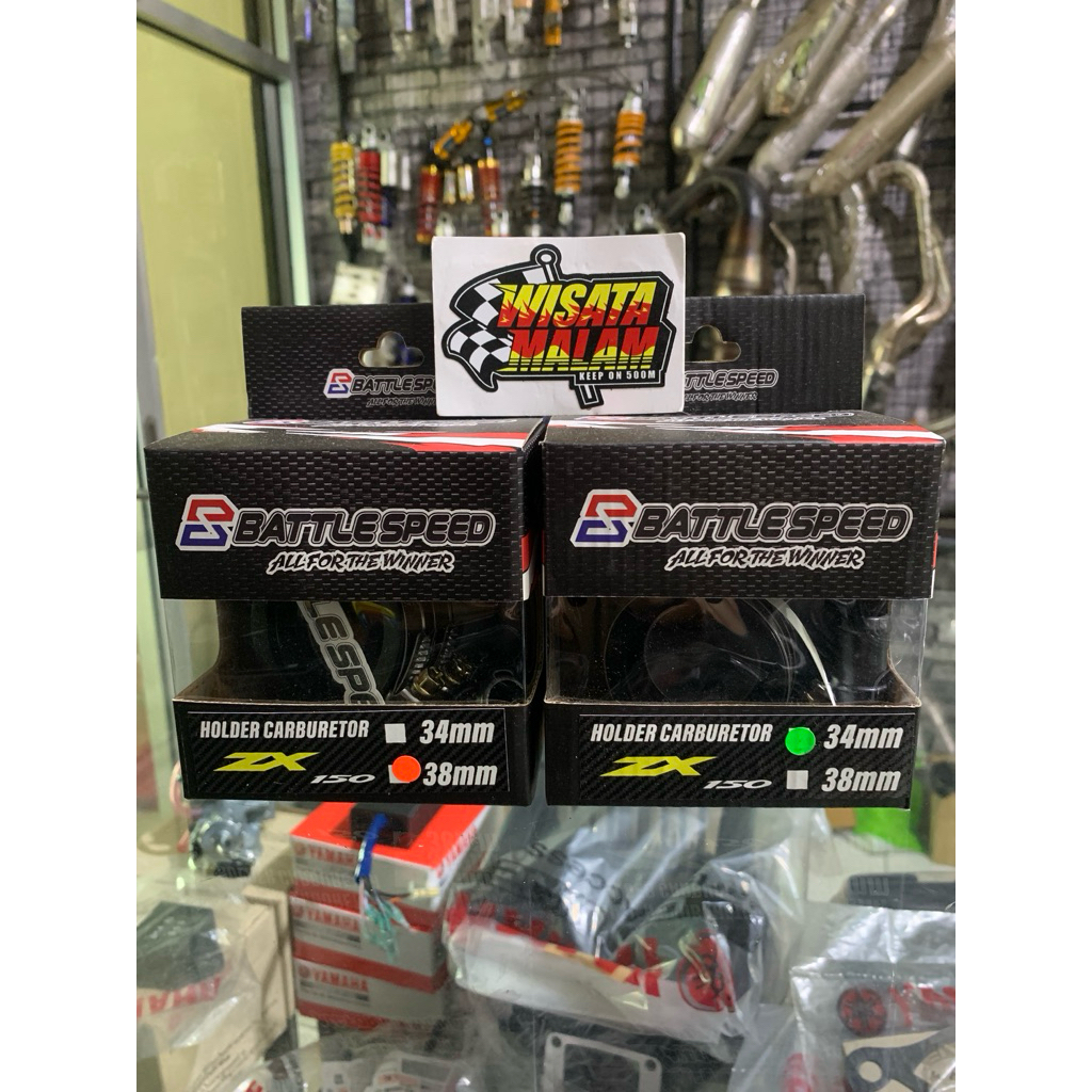INTAKE MANIFOLD BATTLE SPEED NINJA 150 2T 38mm & 34mm