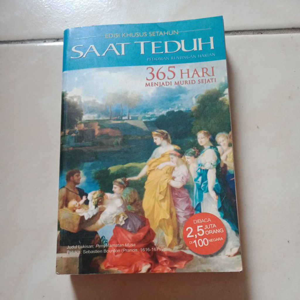 Buku Saat teduh 365 hari menjadi murid sejati