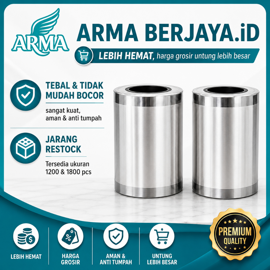 001 POLOS | ARMA | Cup Sealer | Seal Cup Plastik Lid | Plastik Seal Cup | Plastic Cup Sealer | Plast