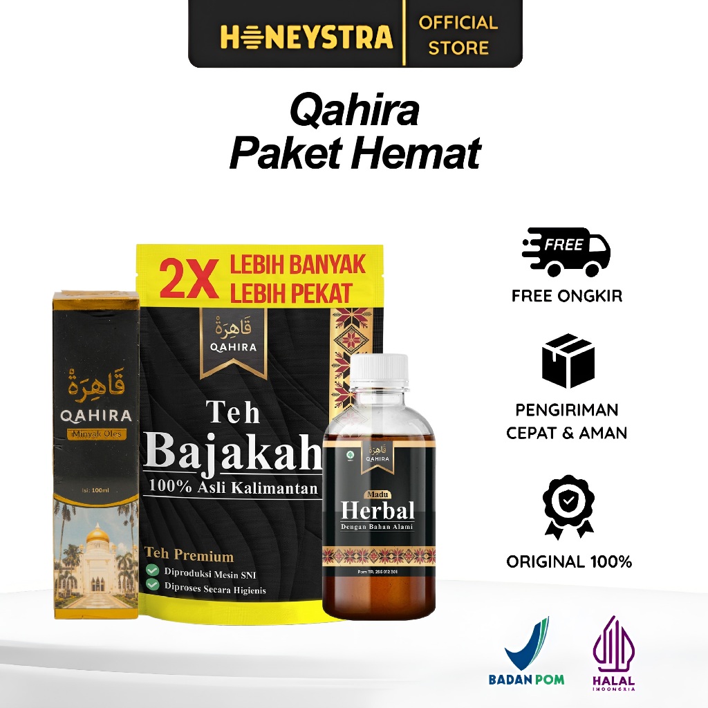Qahira Obat Herbal Kista Lipoma Tanpa Operasi Untuk Benjolan Kelenjar Aman Halal BPOM