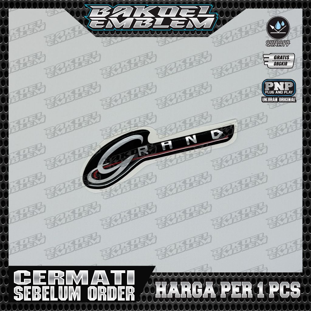 emblem grand isuzu panther / emblem isuzu panther grand touring / emblem grand kecil panther