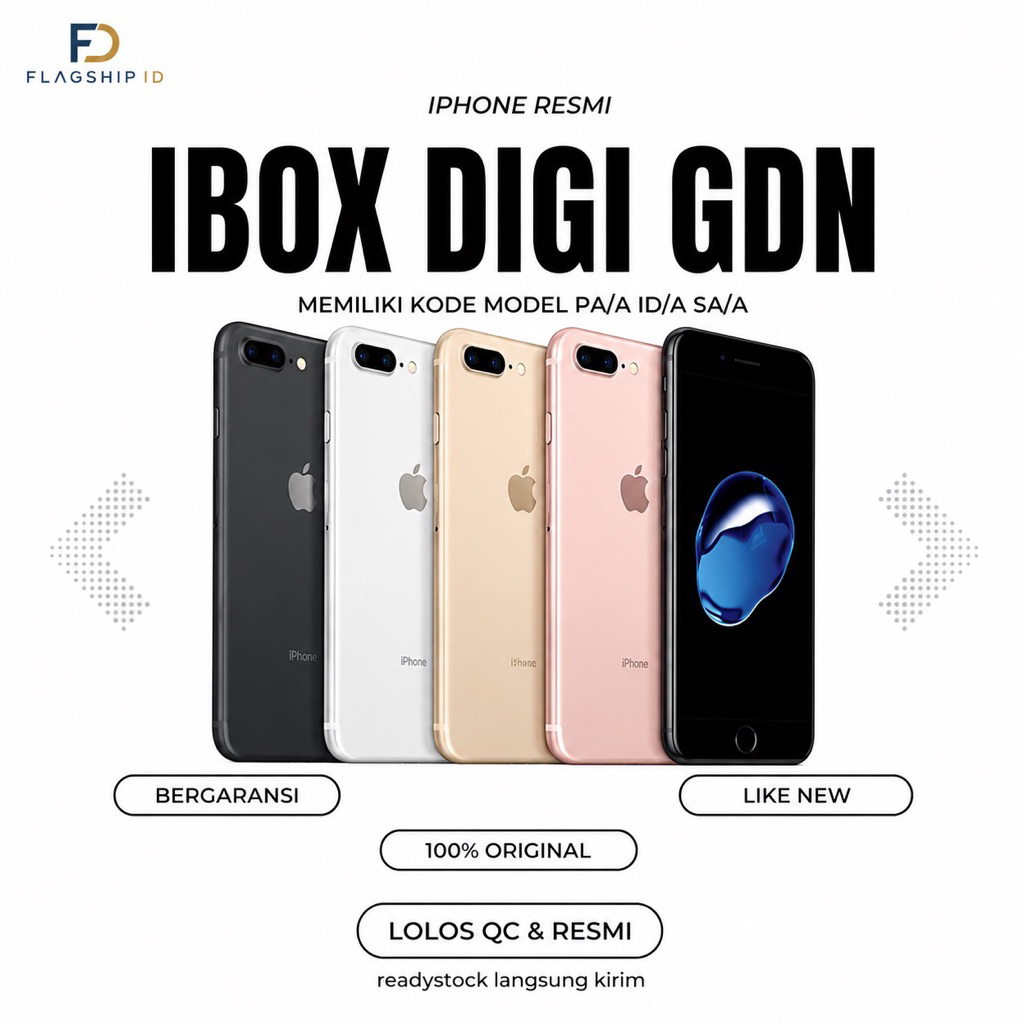 FLAGSHIP ID Ip 7 Plus 32 gb 128 gb 256 gb IBOX
