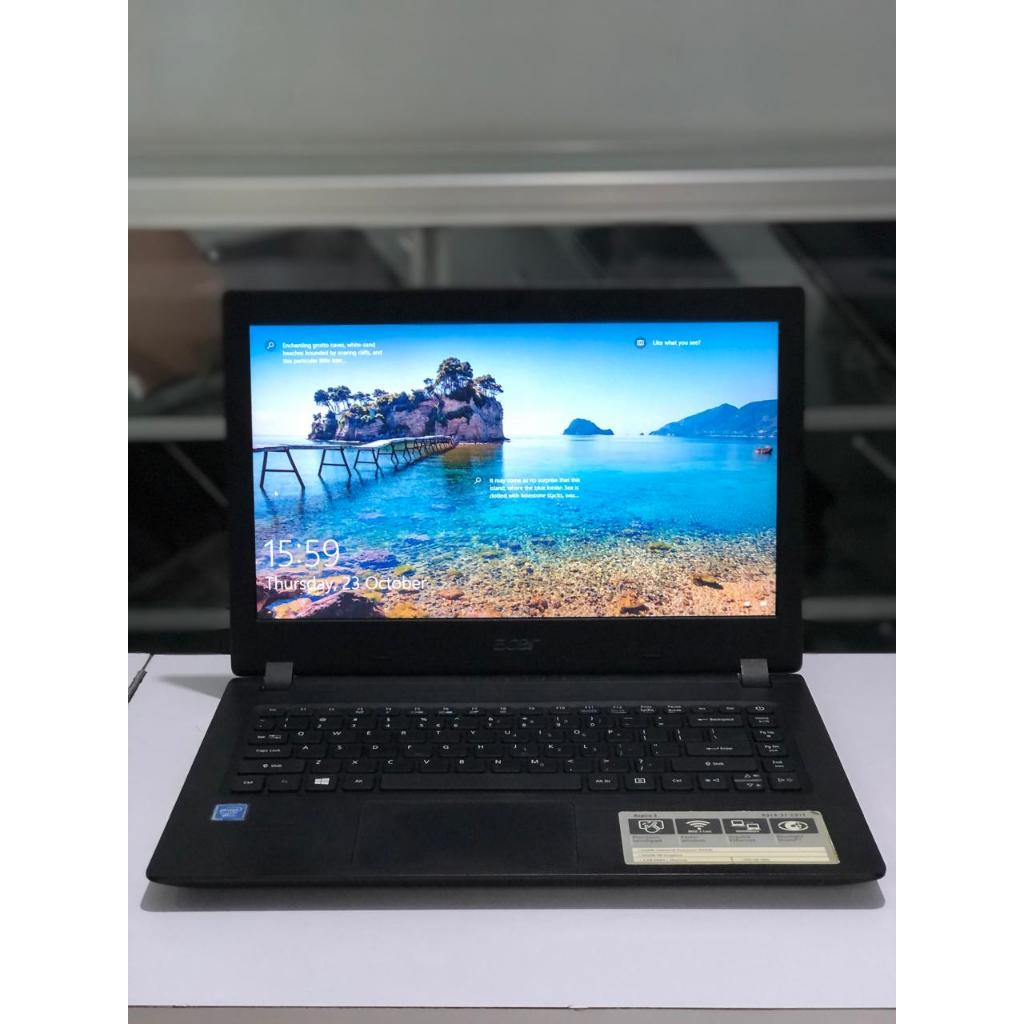 Laptop dengan storage ssd 256gb Acer Aspire A314
