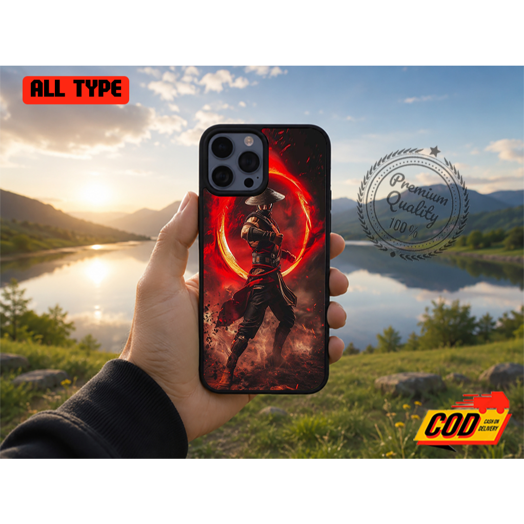 [MOTIF KUNG LAO] Case Glossy 2D/Hardcase Untuk Semua Type HP Iphone , Xiaomi, Oppo , Vivo , Infinix 