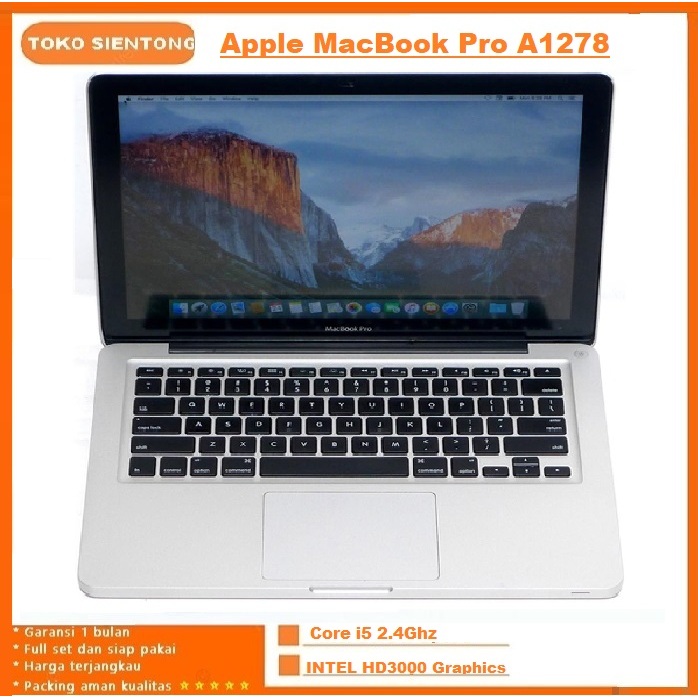 MacBook Pro A1278 Late 2011 Core i7 2.4Ghz Ram 8GB SD 256GB | 13.3" Second Bergaransi