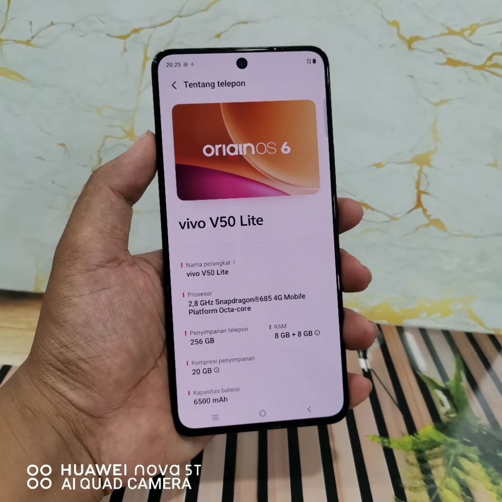 Vivo V50 lite 4G 8/256 second resmi
