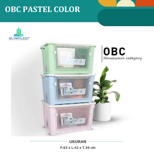 Olymplast box container | Kotak Penyimpanan Serbaguna OBC Pastel / OBC Pure [CARGO]