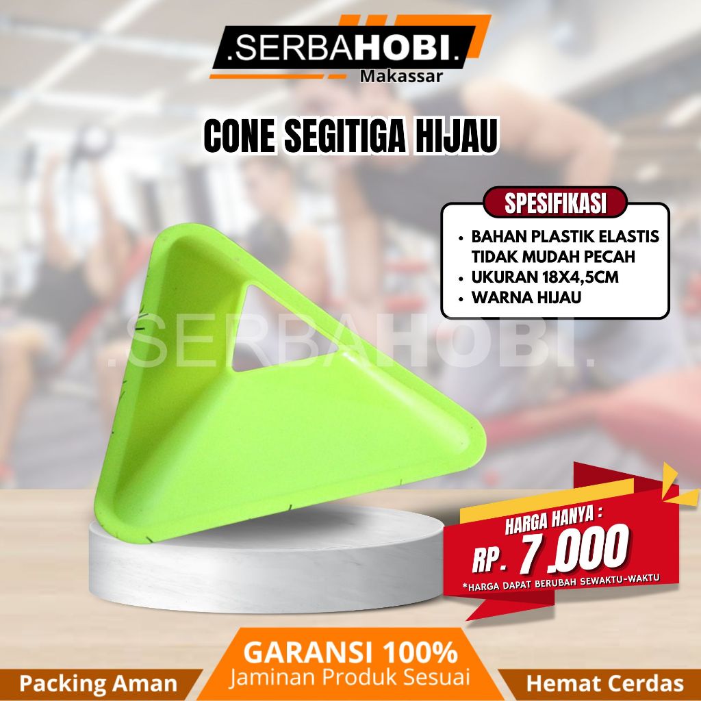 SERBA HOBI Cone latihan segitiga termurah / cone Segitiga Speeds Berkualitas / cone latihan Sepak Bo