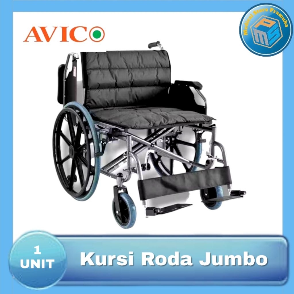 Kursi Roda Jumbo  Avico Bima  Kursi Roda Standard Big Size