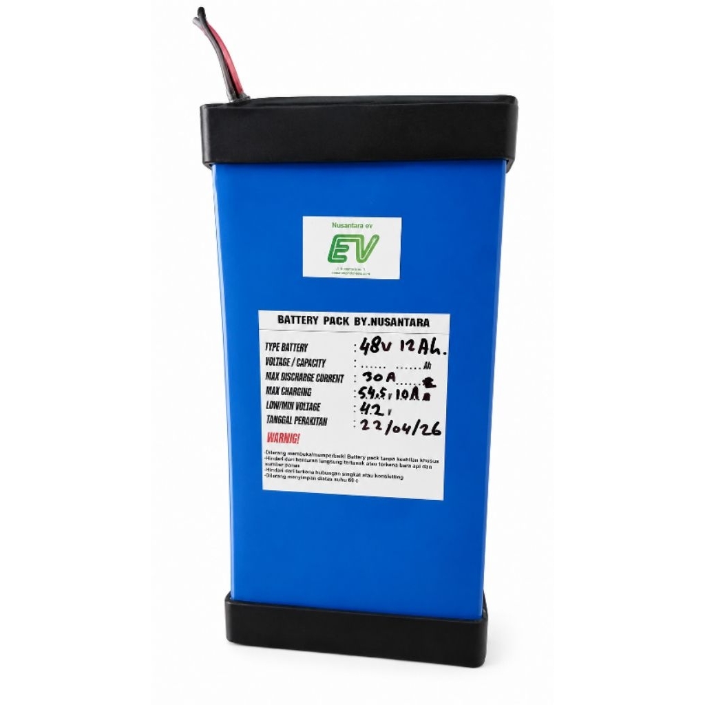 Aki SEPEDA LISTRIK 48Volt 12Ah Battery Lithium Lifepo4