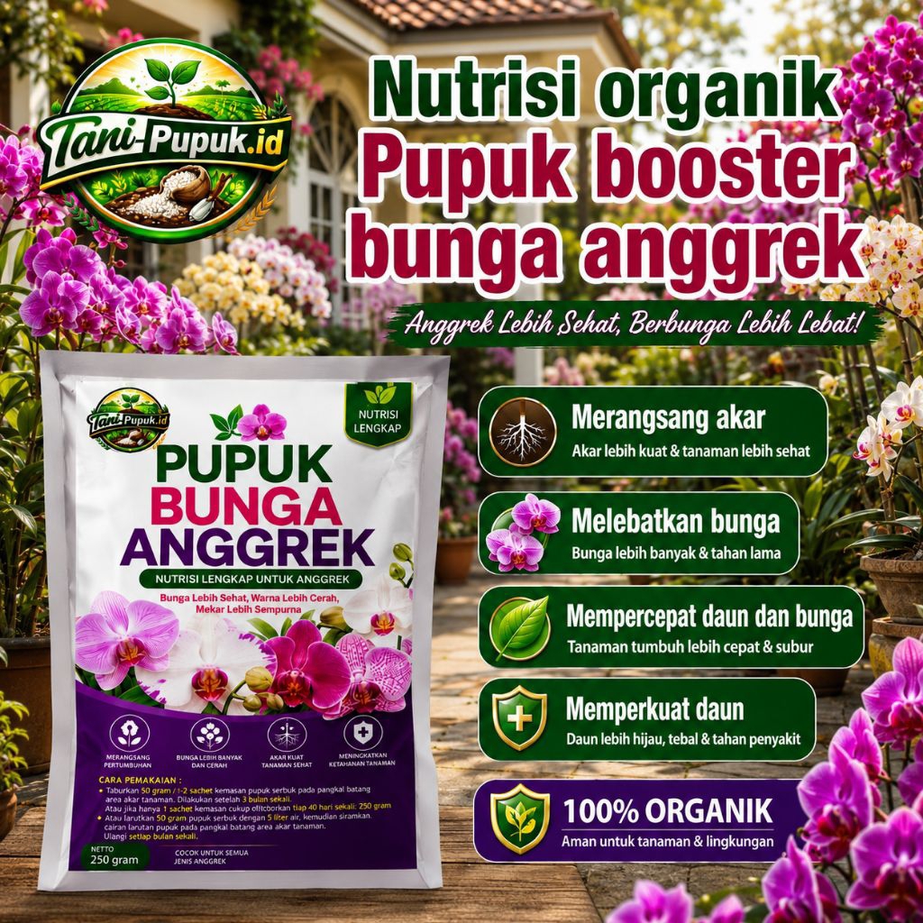 Pupuk Nutrisi Bunga Anggrek Untuk Segala Jenis Anggrek