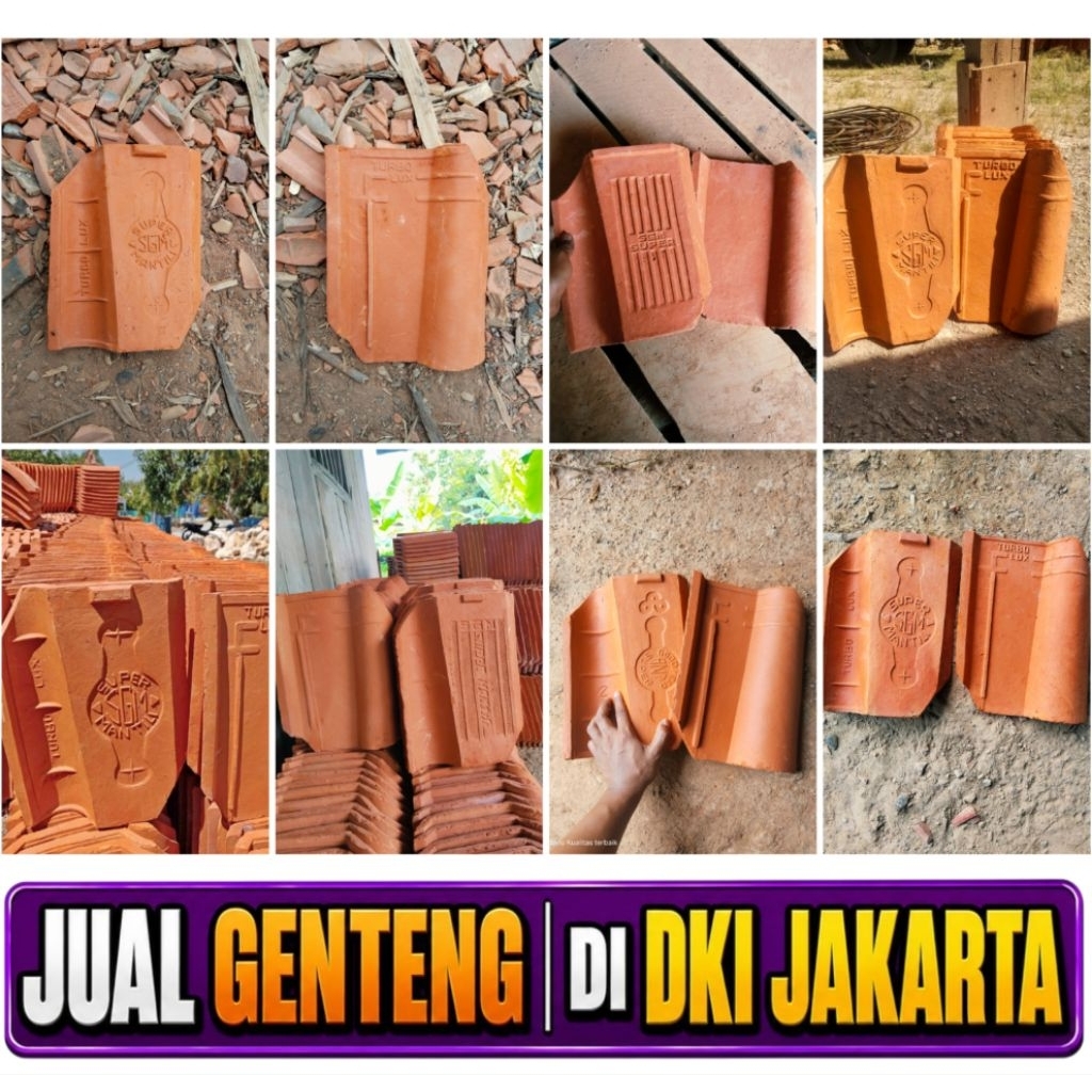 Jual Genteng di Jakarta, Genteng Tanah Liat asli, Genteng press Atap rumah