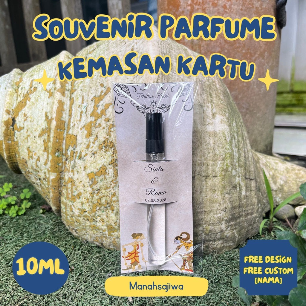 Souvenir Parfum Custom Wedding Pernikahan / Event (Kemasan10ml)