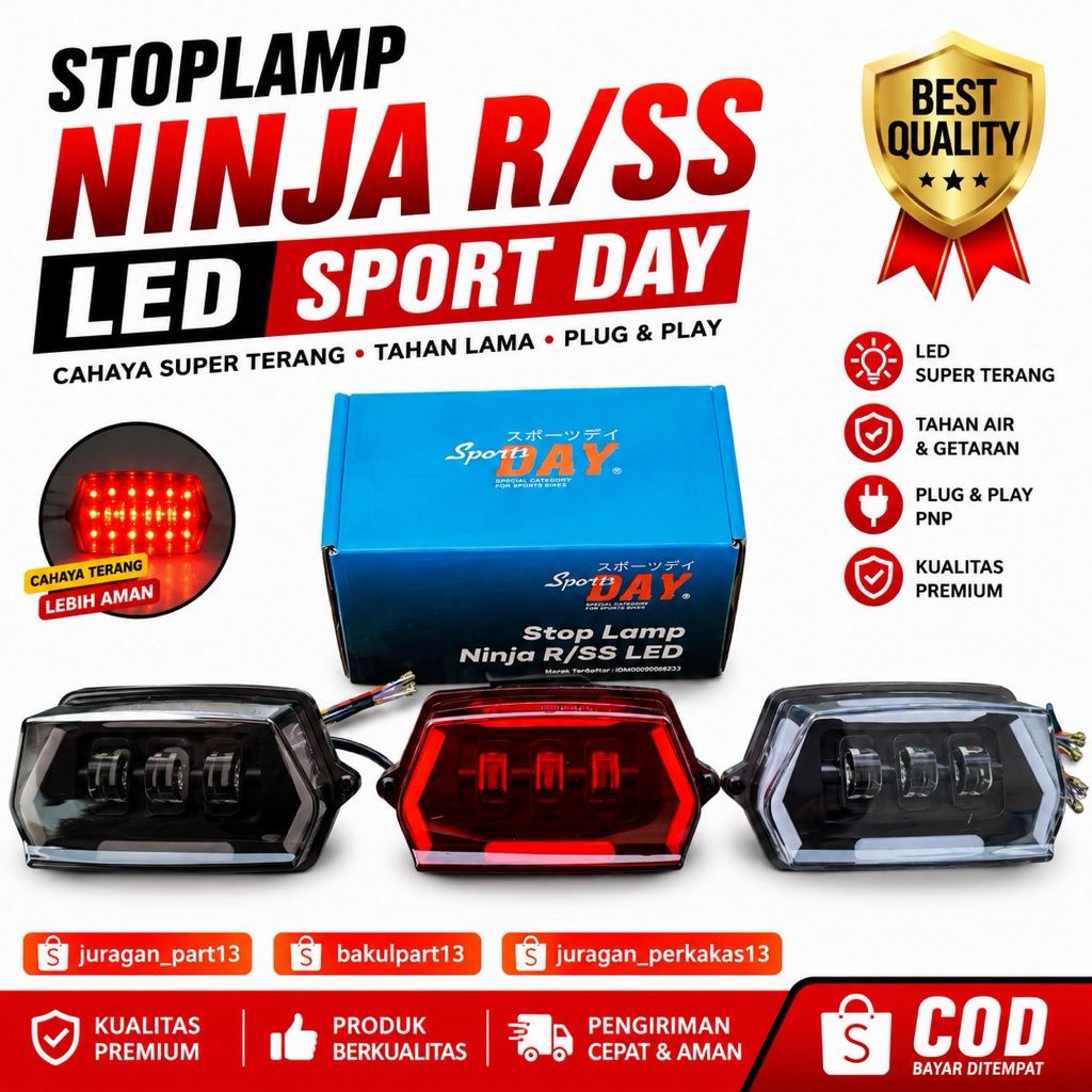 Lampu Stoplamp Led Belakang sport Day Ninja R Ninja SS Lampu Stopan Stoplam Ninja R Ninja SS Led