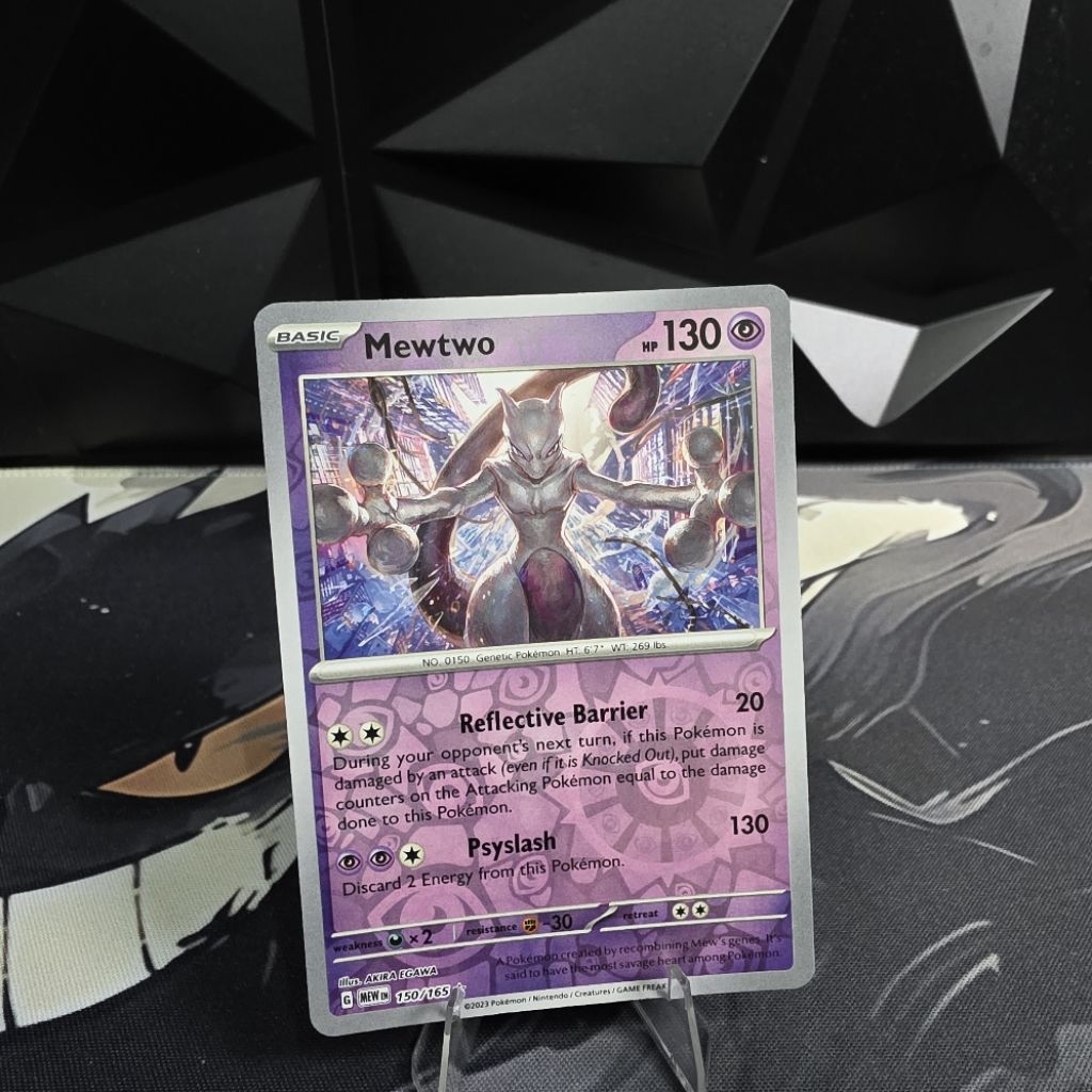 Tcg Pokemon Mewtwo Holo Reverse Mew 151 Eng