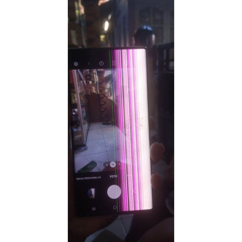 mesin Samsung galaxy note 10 plus minus lcd