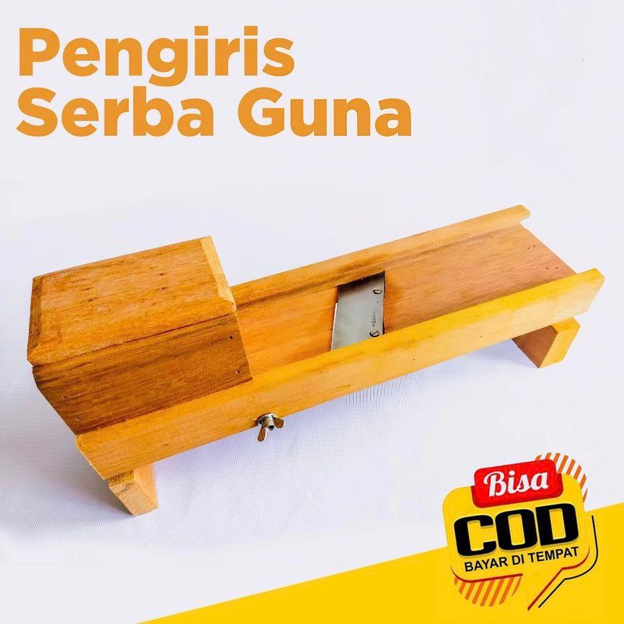 PEMOTONG BAWANG MERAH PENGIRIS BAWANG MERAH PENGIRIS KERIPIK PARUTAN SERBAGUNA KAYU JATI
