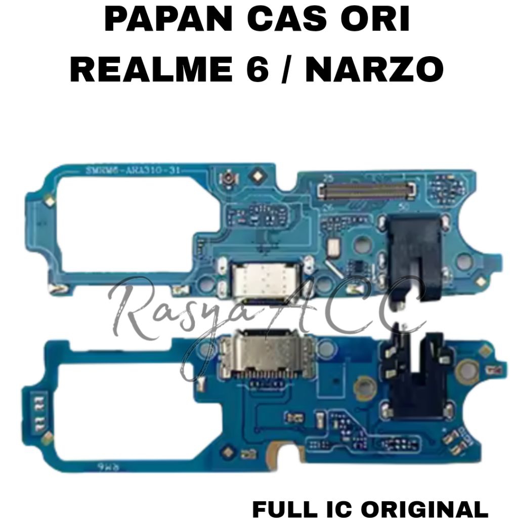 CONECTOR CAS ORI PAPAN CAS PCB CAS REALME 6 / NARZO