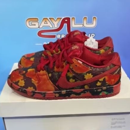 SEPATU NIKE SB DUNK LOW PRO QS WIZARD OF OZ POPPY FIELD RARE ITEM