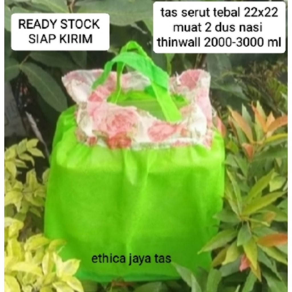 tas hajatan spunbond serut tebal 22 per psc