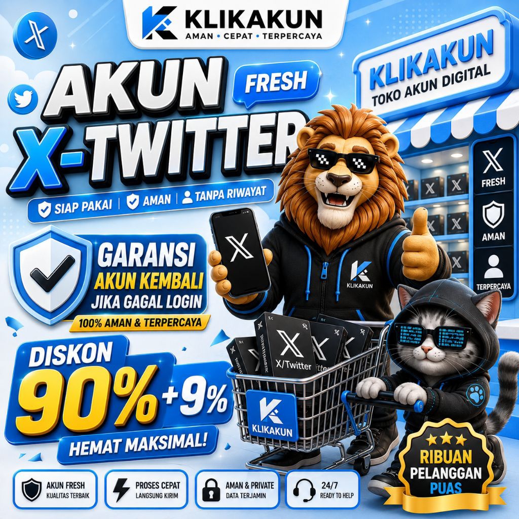 JUAL AKUN X TWITTER FRESH SIAP PAKAI