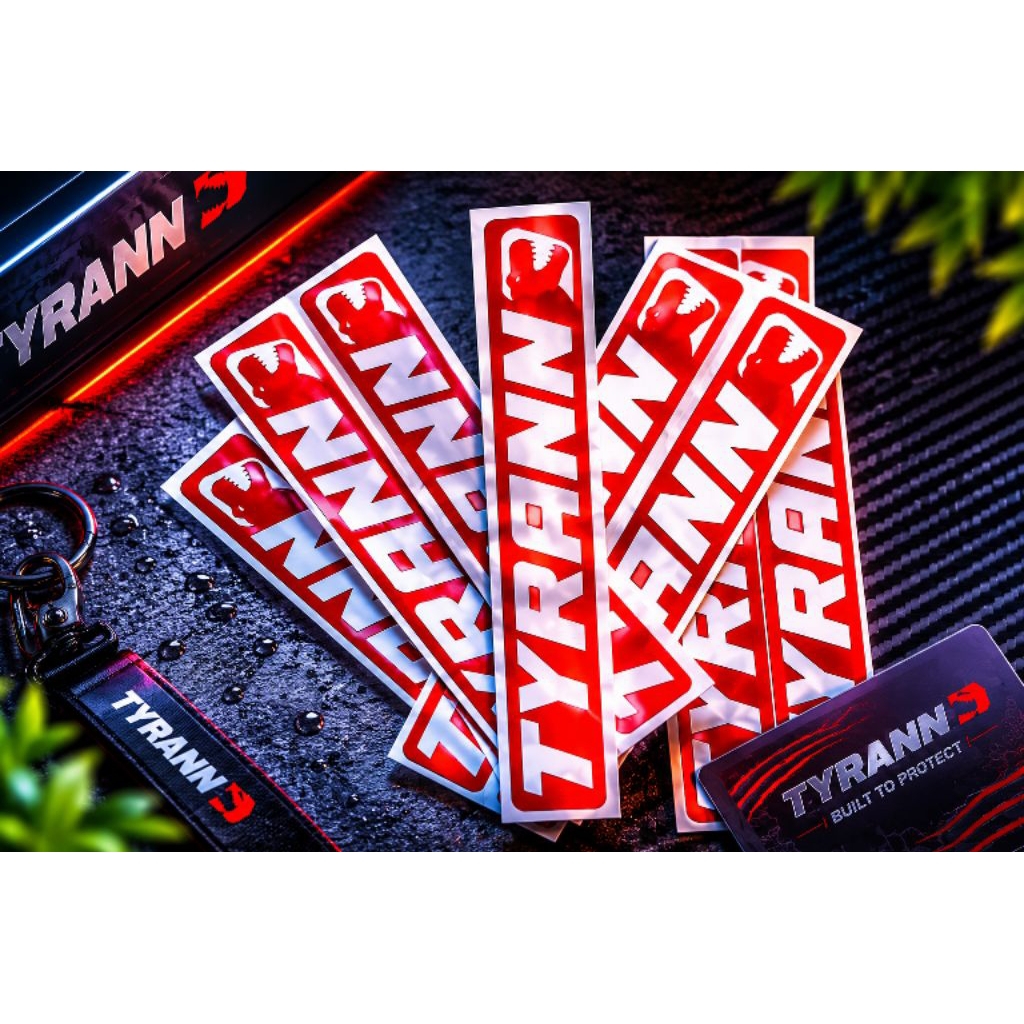 cutting sticker Tyranno ukuran 13,5 x 2