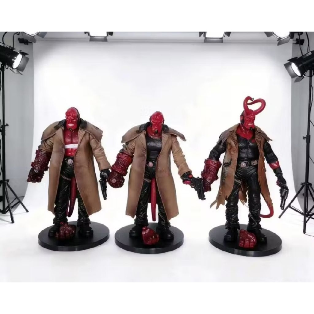 action figure Hellboy mezco set 3pcs