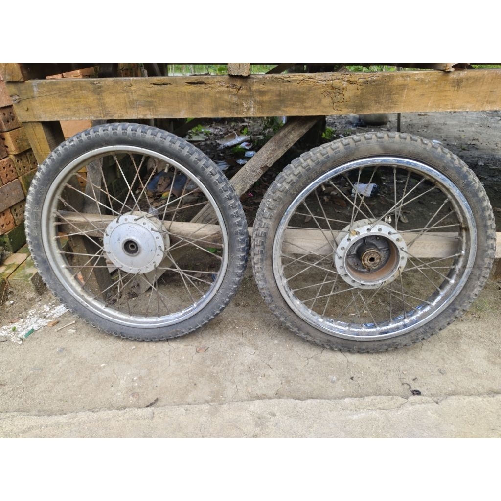 velg set ban honda win 100 ring 17 dan ring 18