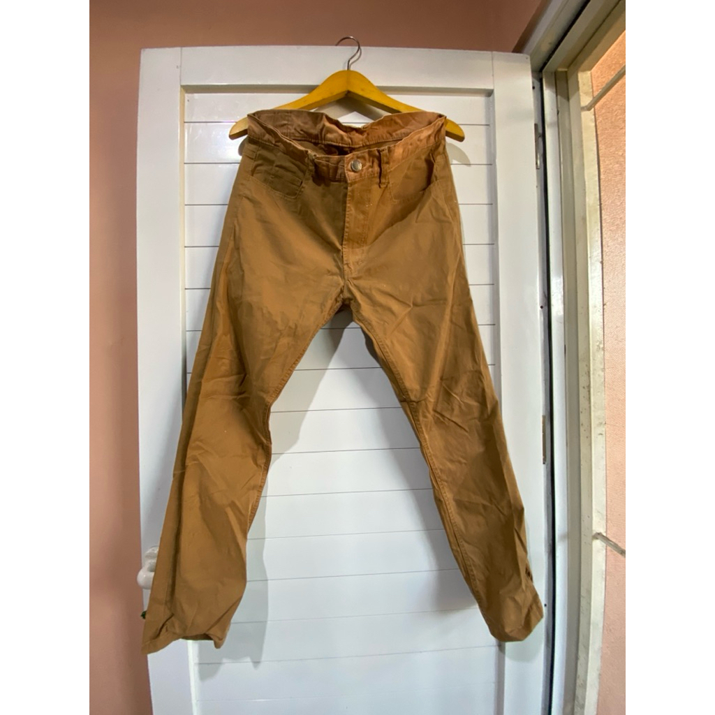 Celana levis strauss&co Coklat muda LP 80 Panjang 90 Preloved Pribadi | No Label di dalam