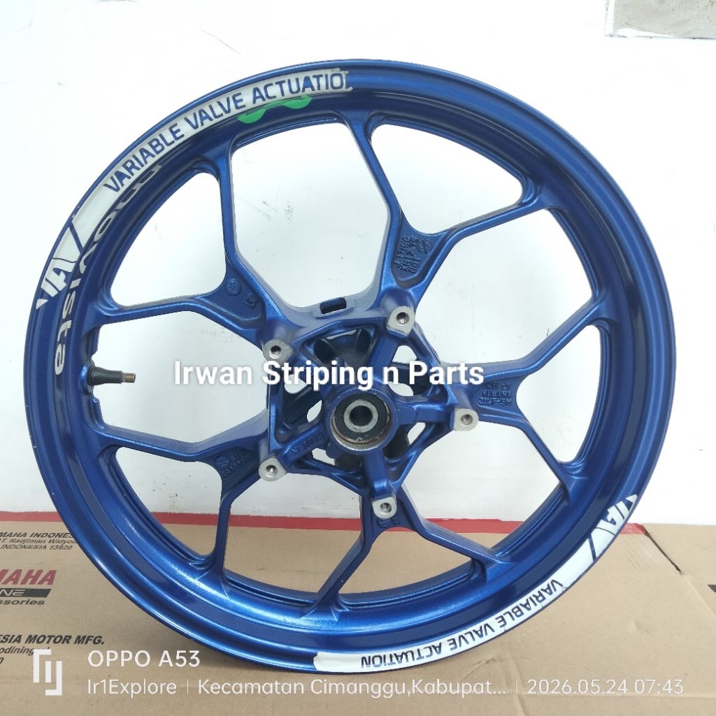 Velg Depan Pelek Depan Yamaha R25 MT25 XSR 155 MT15 Xabre Original Copotan